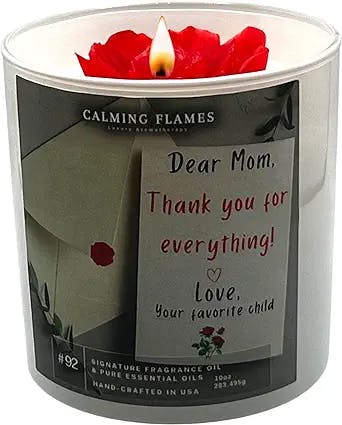 Gifts for Mom | Mothers Day Gifts | Mothers Day | Mom Gifts Daughter Son | Scent Candle | Handmade | Lasting Aromatherapy | USA Made | (10 oz)
