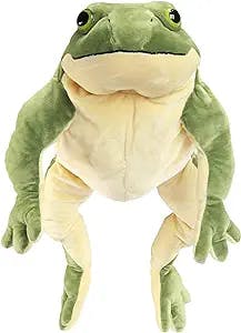 Ice King Bear Plush Giant Frog Stuffed Animal Soft Toy, 22 Inches Large, Green