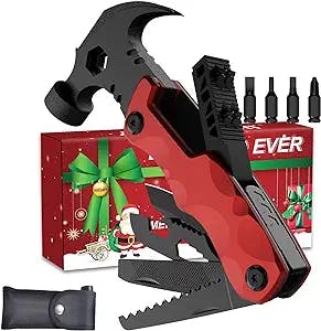 Unique Gifts For Men, WESTELY Multitool, 15 In 1 Survival Gear, 4 Screwdrivers Heads With Magnetic, Lock Function, Multi Tool Camping Gear, Christmas Birthday Gifts For Men, Firefighter Tools