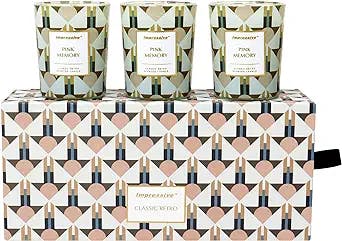 Impressive Scented Candles Gift Set for Women.Aromatherapy Candles Gift Set for Friends,Mothers Day Gifts for Mom Birthday,100% Natural Soy Wax Candles,BlackBerry&Bergamot,3*2.5oz,Wood Wick