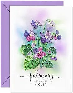A Bloomin' Great Birthday Card for February Babes!