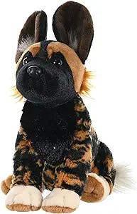 Wild Republic African Wild Dog Plush, Stuffed Animal, Plush Toy, Gifts for Kids, Cuddlekins 12 Inches