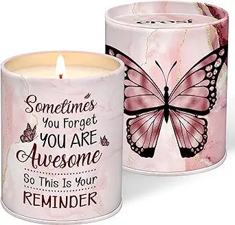 Candles Gifts for Women - Birthday Gifts for Women, Mom - Gifts for Her, Wife, Girlfriend - Funny Gifts, Valentines Day Gifts for Her, Wife - Butterfly Gifts for Women - Candles for Women 10Oz