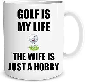 Get a Hole-in-One with the Golf is My Life Funny Mug