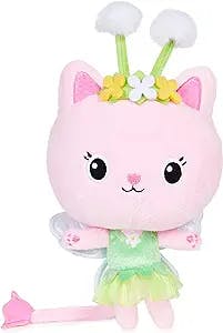 Gabby’s Dollhouse, 7-inch Kitty Fairy Purr-ific Plush Toy, Kids Toys for Ages 3 and up