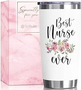 Fimibuke Best Nurse Gifts - 20 OZ Tumbler Nurses Day Gift for Nurse, Doctor, Assistant - Insulated Cups for Appreciation Graduation Birthday Funny Present Gift for Nurse, Dentist from Patient, Friends