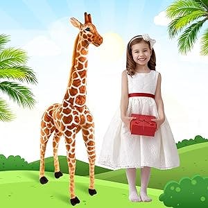 Get Ready to Go Wild with the Giant Giraffe Plush Toy!