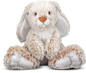 The Softest Bunny in the Patch: Melissa & Doug Burrow Bunny Rabbit Stuffed 