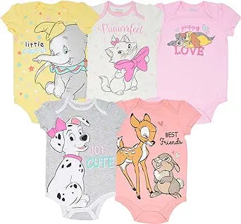 Disney Classics Baby Girls 5 Pack: Your Little Princess Will Love It!