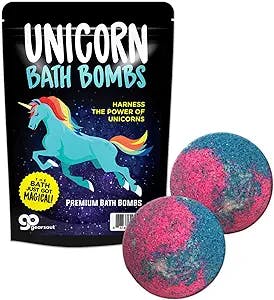 Unicorn Bath Bombs – Unicorn Bath Balls Funny Unicorn Gifts for Girls Unicorn Bath and Body Gifts for Women Pretty Bath Bombs Stocking Stuffers for Girls Fun White Elephant Ideas Secret Santa Gifts