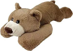 CSVBTRF 1.8lb Bear Weighted Stuffed Animals, Hugging Pillow for Kids Gift - BrownPlush Animals Bear Plush, 19" (Brown, 19")