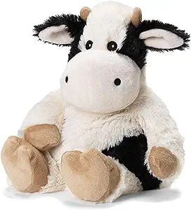 Black & White Cow Warmies - Cozy Plush Heatable Lavender Scented Stuffed Animal