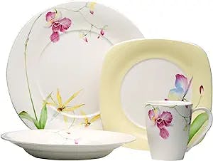 The Red Vanilla Leilani 16-Piece Dinnerware Set: A Blooming Gift Idea