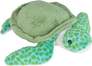 WILD REPUBLIC Sea Turtle Plush, Stuffed Animal, Plush Toy, Gifts for Kids, Sea Critters, 8"