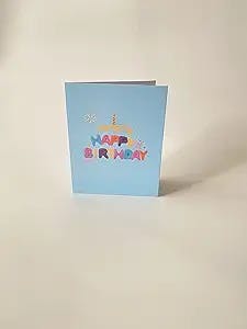 Pop Up Happy Birthday Card,3D Greeting Card With Envelope,Birthday Cake Card For Friends Kids Boy Girl Women Men