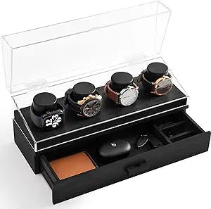 The Watch Deck Pro Black: The Ultimate Watch Organizer