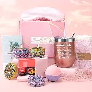 Gifts For Women, 9pcs Mothers Day Gifts for Mom, Birthday Gifts For Women, Get Well Soon Gifts For Women, Self Care Gifts For Women, Spa Gifts for Women, Unique Gifts For Women Who Have Everything