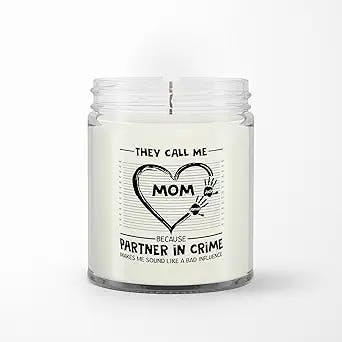 "Light Up Your Mom's Life With This Personalized Scented Candle!" 