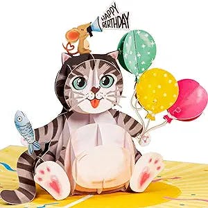 The Purrfect Gift for Any Birthday Celebration: Paper Love 3D Pop Up Birthd