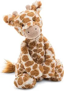 Jellycat Bashful Giraffe Stuffed Animal, Medium, 12 inches