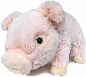 Oinkin' Adorable: Ice King Bear Lifelike Baby Pig Stuffed Animal Piggy - Pi