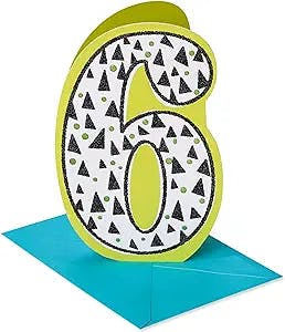 American Greetings 6th Birthday Card (Time to Celebrate)