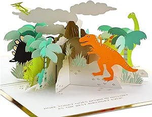 Hallmark Signature Paper Wonder Pop Up Birthday Card (Dinosaurs)