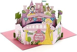 Hallmark Paper Wonder Pop Up Birthday Card for Girls (Disney Princess)