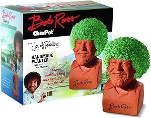 Ch-ch-ch-chia! Get Your Bob Ross On With This Fun Planter