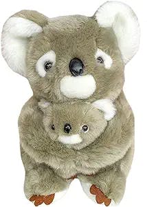 Lazada Stuffed Animal Koala Bear Mama Koala Hold Baby Koala Plush Toy Animal Toys 11.5 Inches