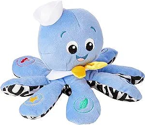 Baby Einstein Octoplush Musical Octopus Stuffed Animal Plush Toy, Age 3 Month+, Blue, 11"