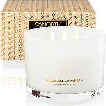 Light up the Night with 96NORTH's Luxury Vanilla Soy Candles