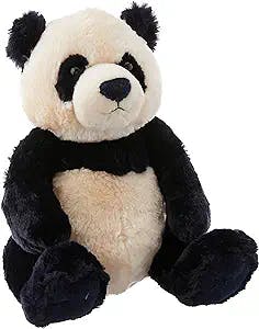 GUND Zi-Bo Panda Teddy Bear, Premium Stuffed Animal for Ages 1 and Up, Navy/Cream, 17”