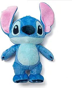 Disney Baby Lilo & Stitch Soft Huggable Baby Stitch Stuffed Animal Cute Plush Toy for Baby and Toddler Boys and Girls, Gift for Kids, Blue Stitch 15 Inches
