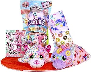 Basic Fun Cutetitos Donutitos - Surprise Stuffed Animals - Collectible Scented Plush - Ages 3+, 7.5 inches