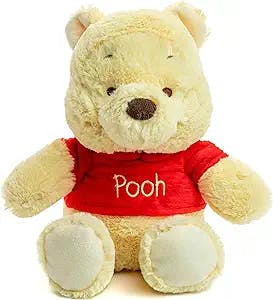 KIDS PREFERRED Disney Baby Winnie the Pooh and Friends Stuffed Animal with Jingle and Crinkle, Pooh 12”, Standard
