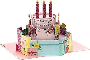 Hallmark Paper Wonder Pop Up Birthday Card for Women (Birthday Cake)