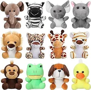 These Mini Stuffed Forest Animals are the Cutest Addition to Any Gift Excha