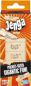 Hasbro Gaming Jenga Mini Game, Brown/a, for ages 6+ Years