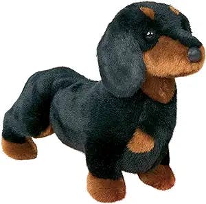 Douglas Spats Black & Tan Dachshund Dog Plush Stuffed Animal