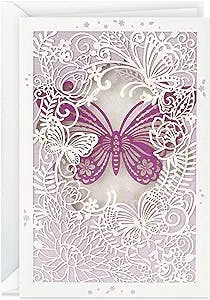 Fluttering with Love: A Hallmark Signature Birthday Card Review 