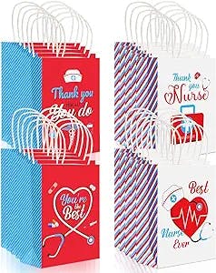 24 Pcs Nurse Gift Bags: The Perfect Way to Show Your Appreciation!