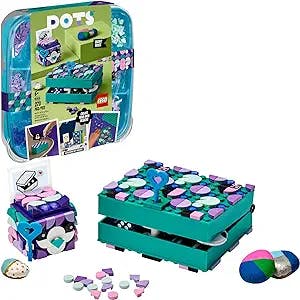 LEGO DOTS Secret Boxes 41925 DIY Craft Decorations Kit; Makes a Creative Gift for Kids Who Want to Make Cool Designs, New 2021 (273 Pieces)