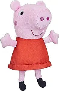 Peppa Pig Toys Giggle 'n Snort Plush Doll, Interactive Stuffed Animal with Sound Effects, Preschool Toy for Kids Ages 12 Months and Up