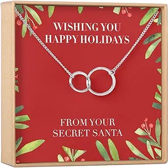 Dear Ava Secret Santa Gift Necklace: Gift Exchange, Gift for Coworker, Gift Idea