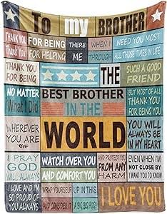 Brotherly Love in a Blanket: Shanfeirui Brother Gifts Review