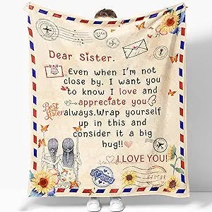 A Perfect Present for Your Sis: CHUSHYAR Sisters Gift from Sister Blanket
