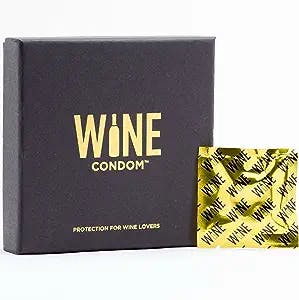 The Original Wine Condoms | Wine & Beverage Bottle Stopper | Air-Tight Grip | Prolong Beverage Freshness | FUNctional Novelty Gift | Food Grade 100% Rubber Latex | Tuxedo Black | Set of 6