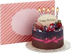 Hallmark Pop Up Birthday Card (Mini Chocolate Cake)