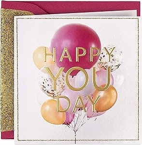 Hallmark Signature Birthday Card for Women (Happy You Day)